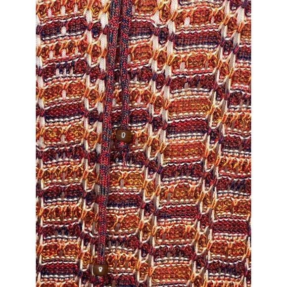 Sabra knit sweater pull over stretch nautical brown short sleeve round neck - Picture 9 of 11